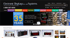 Desktop Screenshot of electronicdisplays.com